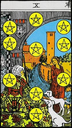 Tarot 10 Pentacles